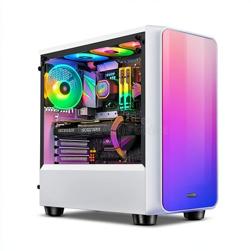 كمبيوتر مكتبي للألعاب RGB